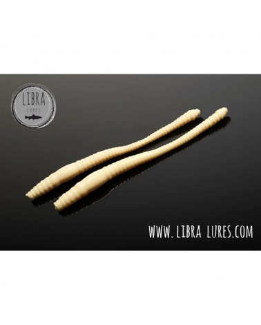 Przynęta Libra Lures Dying Worm 70mm 0.53g 005 Cheese Bez Zapachu 15szt.