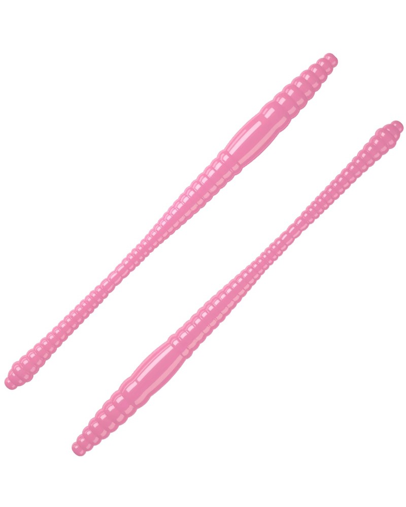 Przynęta Libra Lures Dying Worm 70mm 0.53g 017 Bubble Gum Bez Zapachu 15szt.