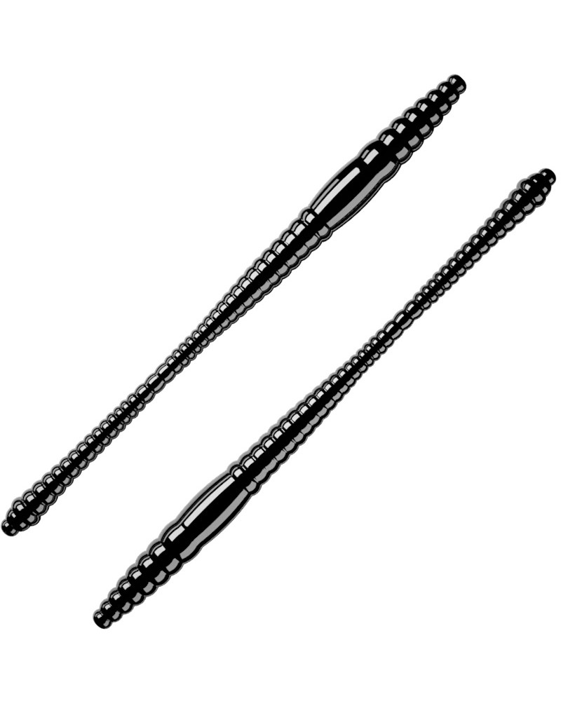 Przynęta Libra Lures Dying Worm 70mm 0.53g 040 Black Bez Zapachu 15szt.