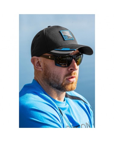 Czapka Wędkarska Z Daszkiem Preston Black Apex Cap Czarny