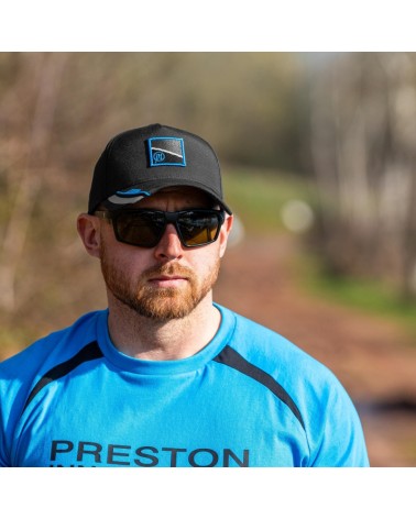 Czapka Wędkarska Z Daszkiem Preston Black Apex Cap Czarny