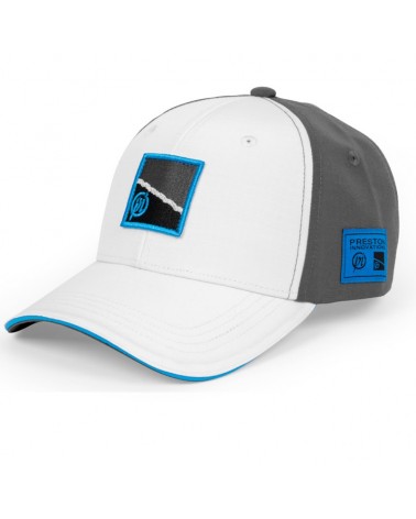 Czapka Wędkarska Z Daszkiem Preston White Drift Cap Biała
