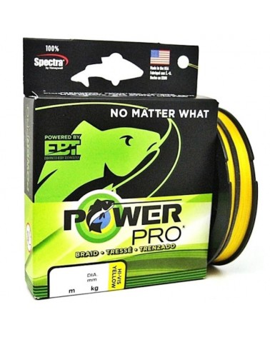 Plecionka Spinningowa Power Pro Hi-Vis Yellow 0.19mm 13kg 20lb 135m