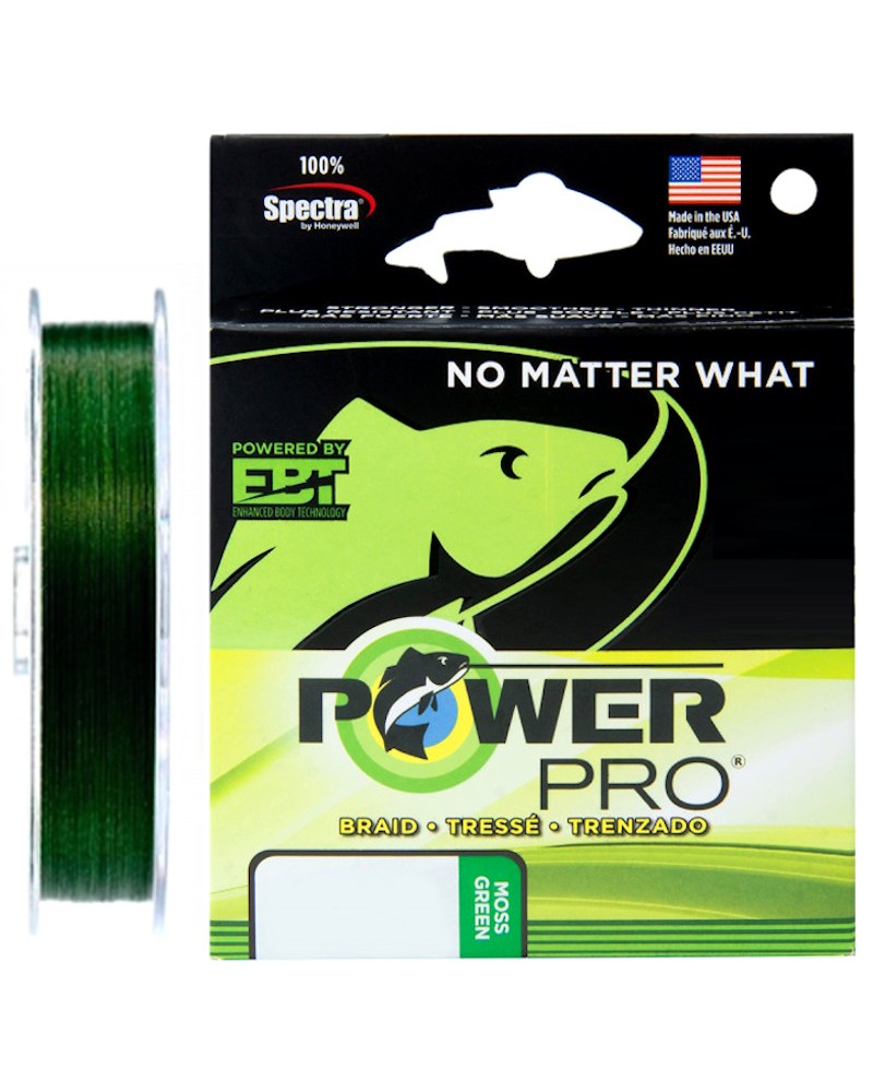 Plecionka Spinningowa Power Pro Moss Green 0.10mm 5kg 11lb 135m Ciemno zielona