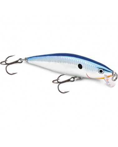 Wobler Rapala Flat Rap 10cm 12g SB Silver Blue 0.9-1.5m Slow Rising