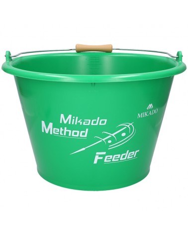 Wiadro Do Mieszania Zanęty Mikado Method Feeder 17L Zielone