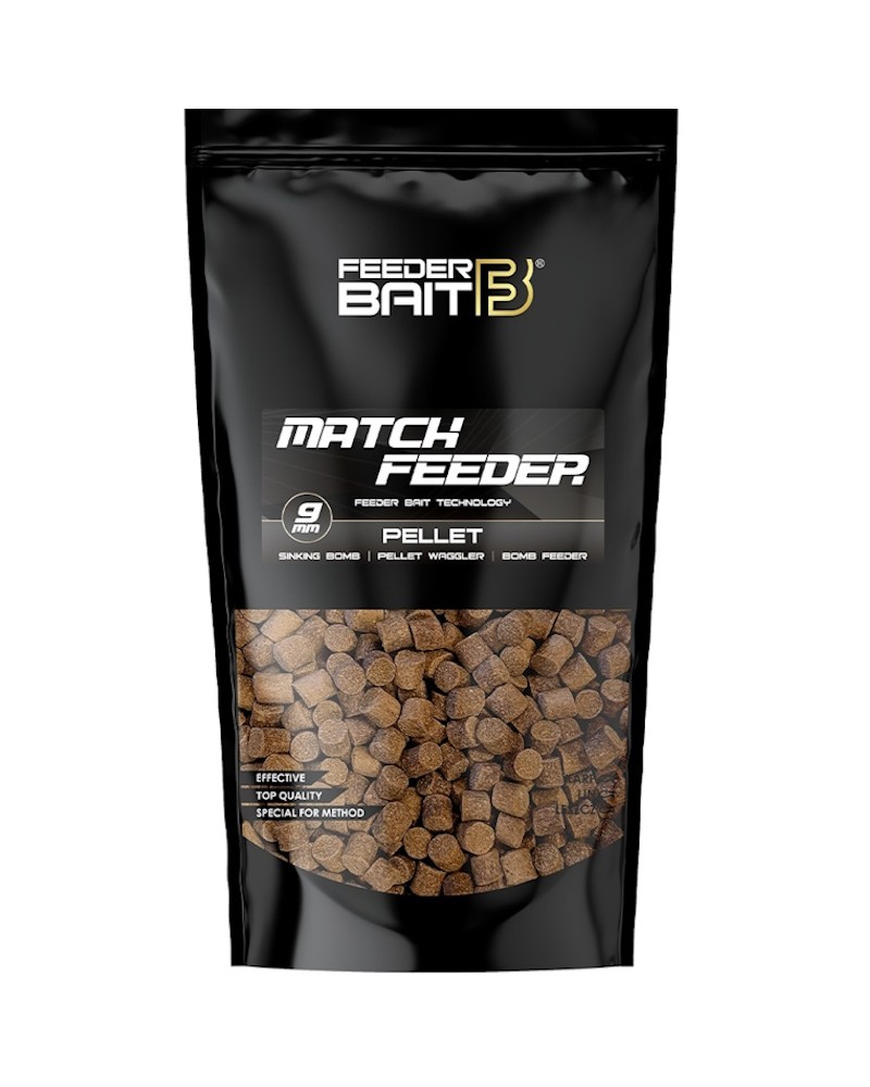 Pellet Feeder Bait Match Feeder Jasny 9mm 800g Do Bombki Sinking Bomb Pellet Waggler