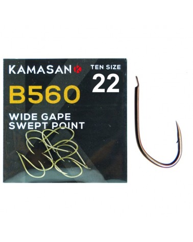 Haczyki Kamasan B560 Barbed roz.22 10szt.