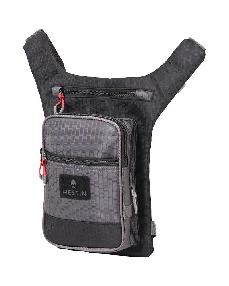 Torba Wędkarska Na Nogę Westin W4 Leg Bag 1 Box M Titanium Black 30x21x7cm