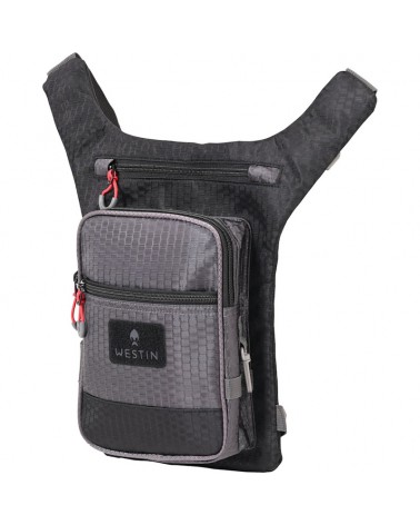 Torba Wędkarska Na Nogę Westin W4 Leg Bag 1 Box M Titanium Black 30x21x7cm