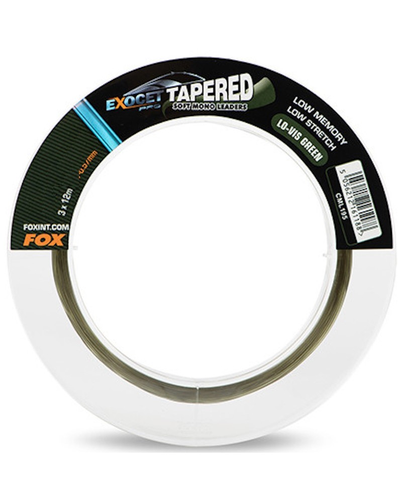 Żyłka Koniczna Strzałówka Fox Exocet Pro Tapered Leader 3x12m