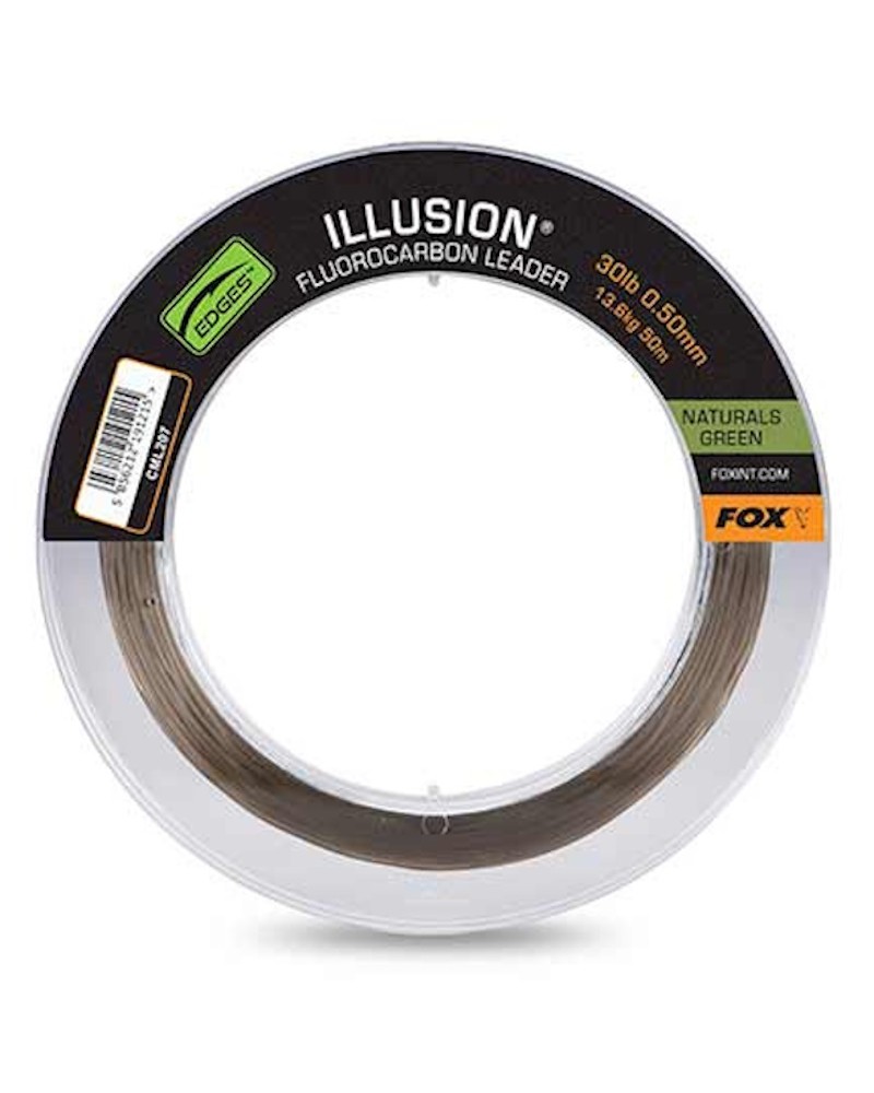Materiał Przyponowy Fox Illusion Fluorocarbon Leader 30lb 0.50mm 13.6kg 50m