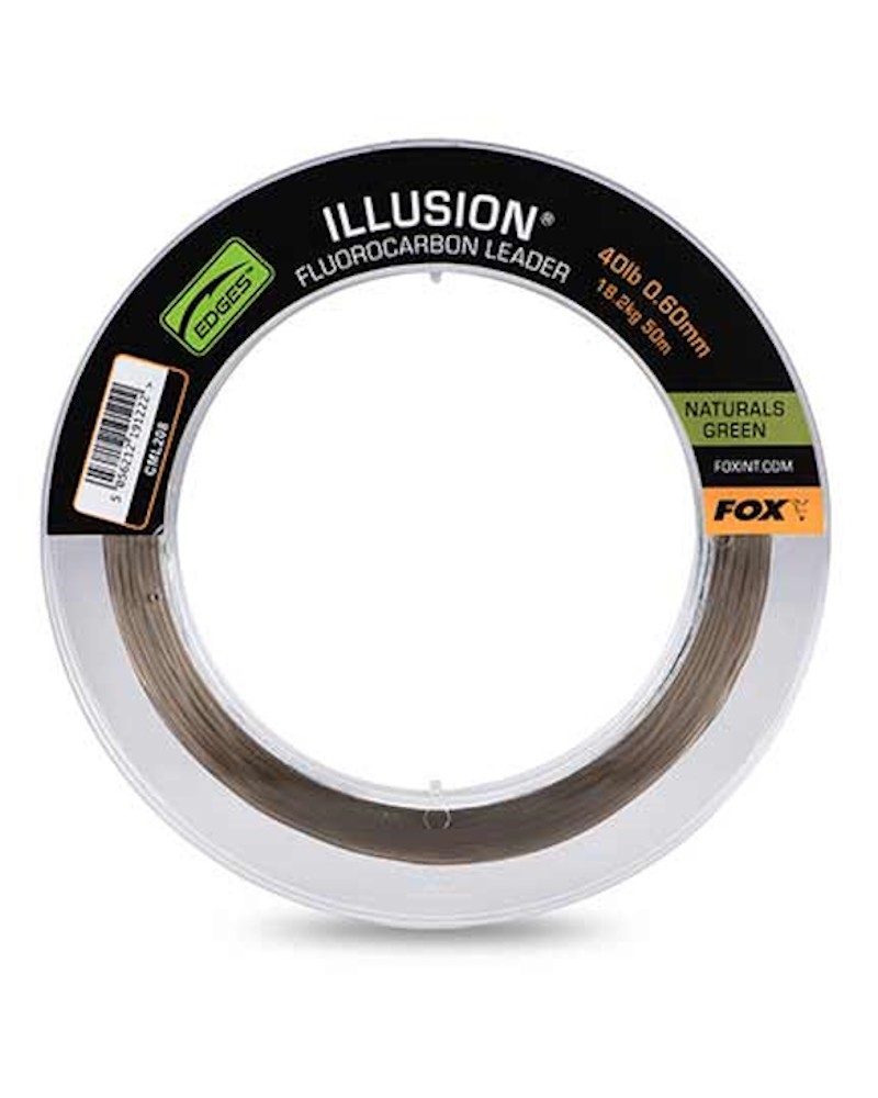 Materiał Przyponowy Fox Illusion Fluorocarbon Leader 40lb 0.60mm 18.2kg 50m