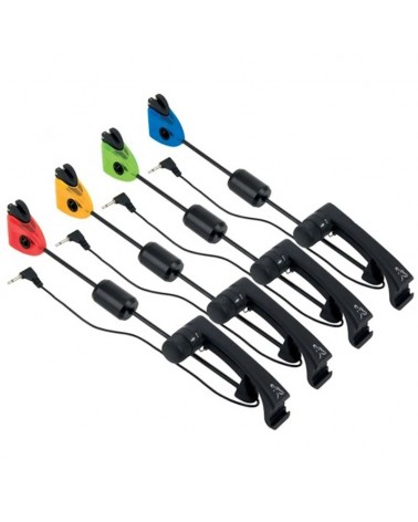 Zestaw Sygnalizatorów Brań Na 4 Wędki Fox Illuminated MK2 Swingers 4 Rod Set