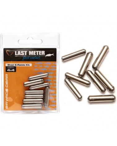 Stalowe Grzechotki Savage Gear Steel E-Rattle Kit 4+4szt.