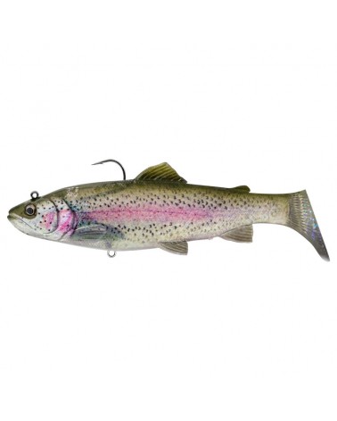 Guma Zbrojona Savage Gear 3D Trout Shad 12.5cm 35g Clear Rainbow Trout Fast Sinking