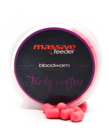 Przynęta Method Feeder Massive Baits Tricky Wafters Bloodworm 7x10mm 50ml