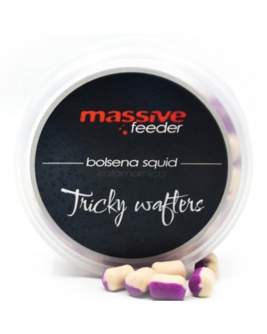 Przynęta Method Feeder Massive Baits Tricky Wafters Bolsena Squid 7x10mm 50ml