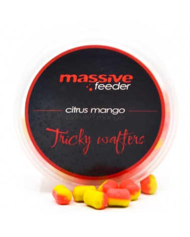 Przynęta Method Feeder Massive Baits Tricky Wafters Citrus Mango 7x10mm 50ml