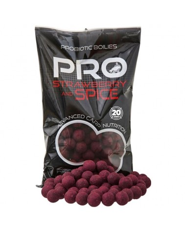 Kulki Zanętowe Starbaits Probiotic Starwberry Spice Boilies 20mm 800g