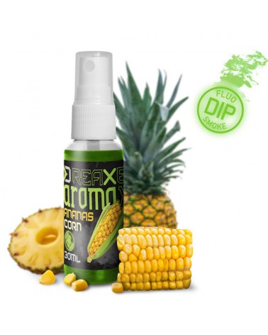 Dip w sprayu Delphin AromaX Kukurydza- Ananas Fluo Zielony 30ml