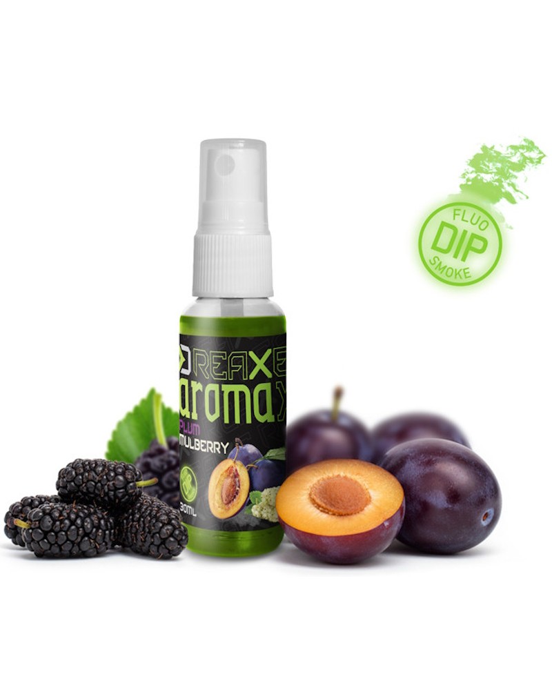 Dip w sprayu Delphin AromaX Śliwka- Morwa Fluo Zielony 30ml