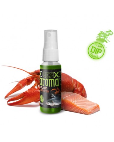 Dip w sprayu Delphin AromaX Łosoś- Rak Fluo Zielony 30ml