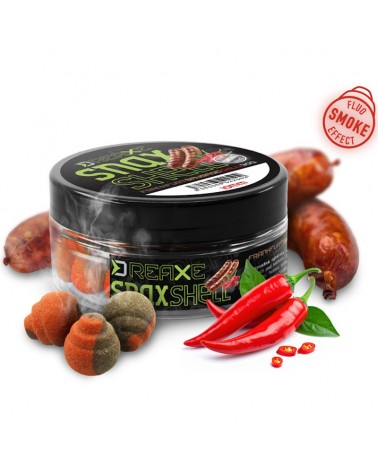 Przynęta Delphin D Snax Shell Wafters Frankfuterka- Chilli 10mm 30g